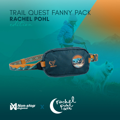 Ľadvinka Trail quest fanny pack Rachel Pohl (Ružová, Teal)