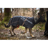 Non-stop dogwear pršiplášť Trekking Raincoat  čierny